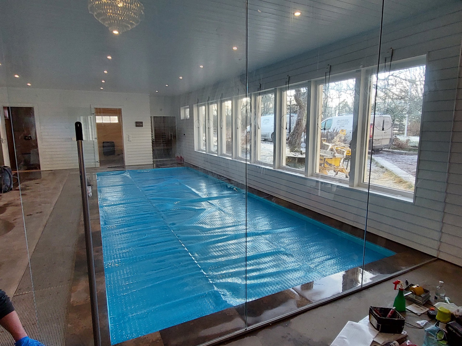 Poolhus med inglasning – Beateberg